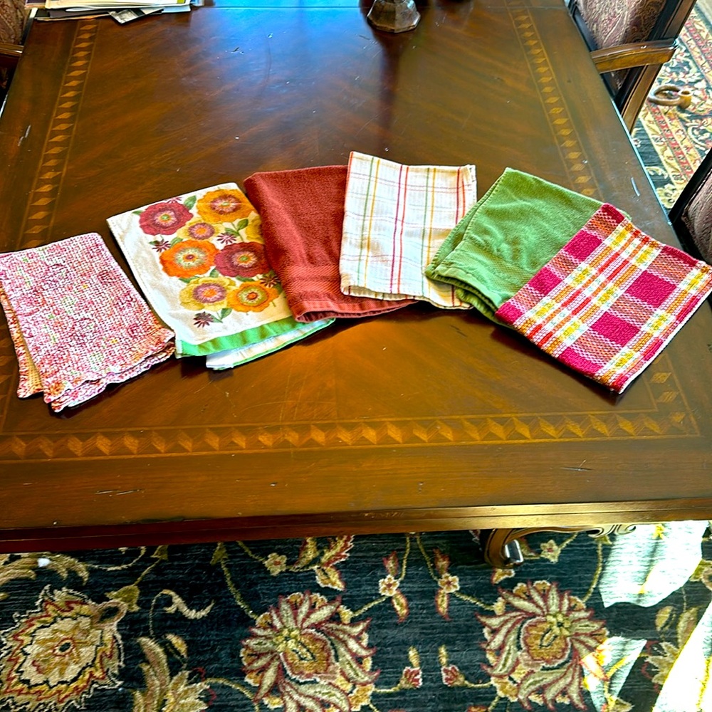 Cotton kitchen hand towels